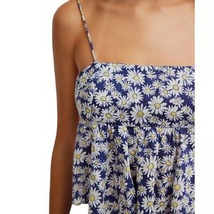 NWT - Free People Mia Printed Tank Top - Large